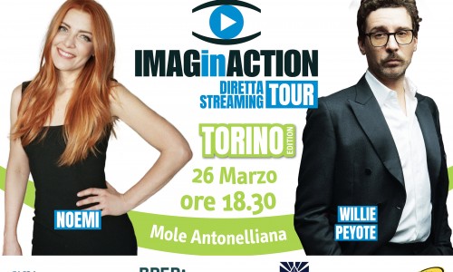 A Torino la prima tappa di Imaginaction tour 2021 - Il 26 marzo Noemi e Willie Peyote ospiti al Museo Nazionale Del Cinema